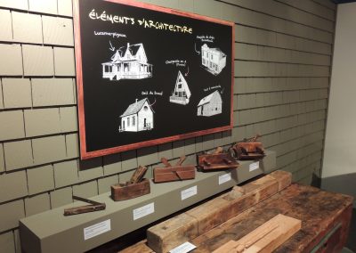Exposition Secrets d'Acadiens Musée acadien du Québec Site patrimonial Gaspésie histoire artisan Marcel Arsenault