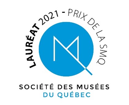 Logo du prix reçu par la Société des Musées du Québec