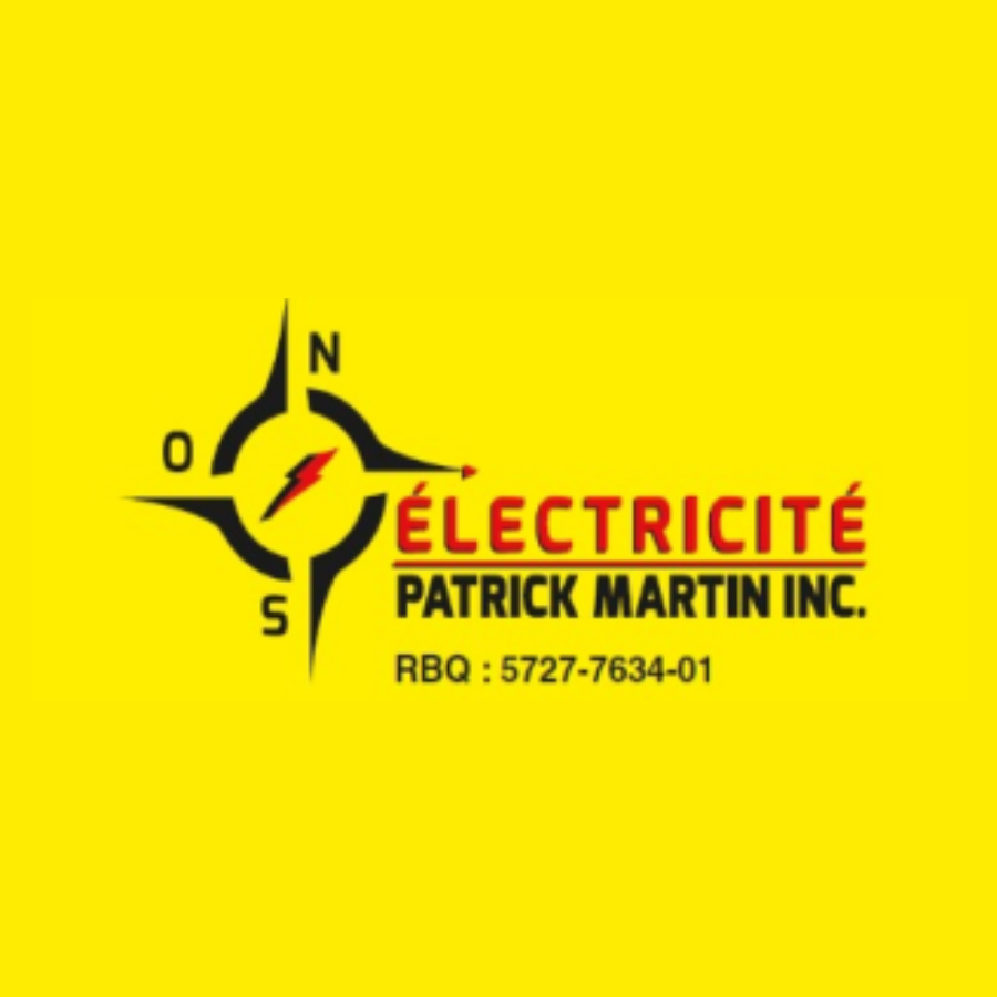 Logo électricité patrick martin