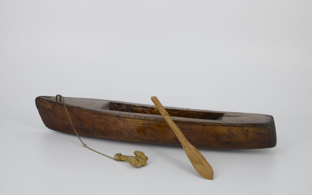 Chaloupe miniature | Miniature toy rowboat | Gwitn papitaqan