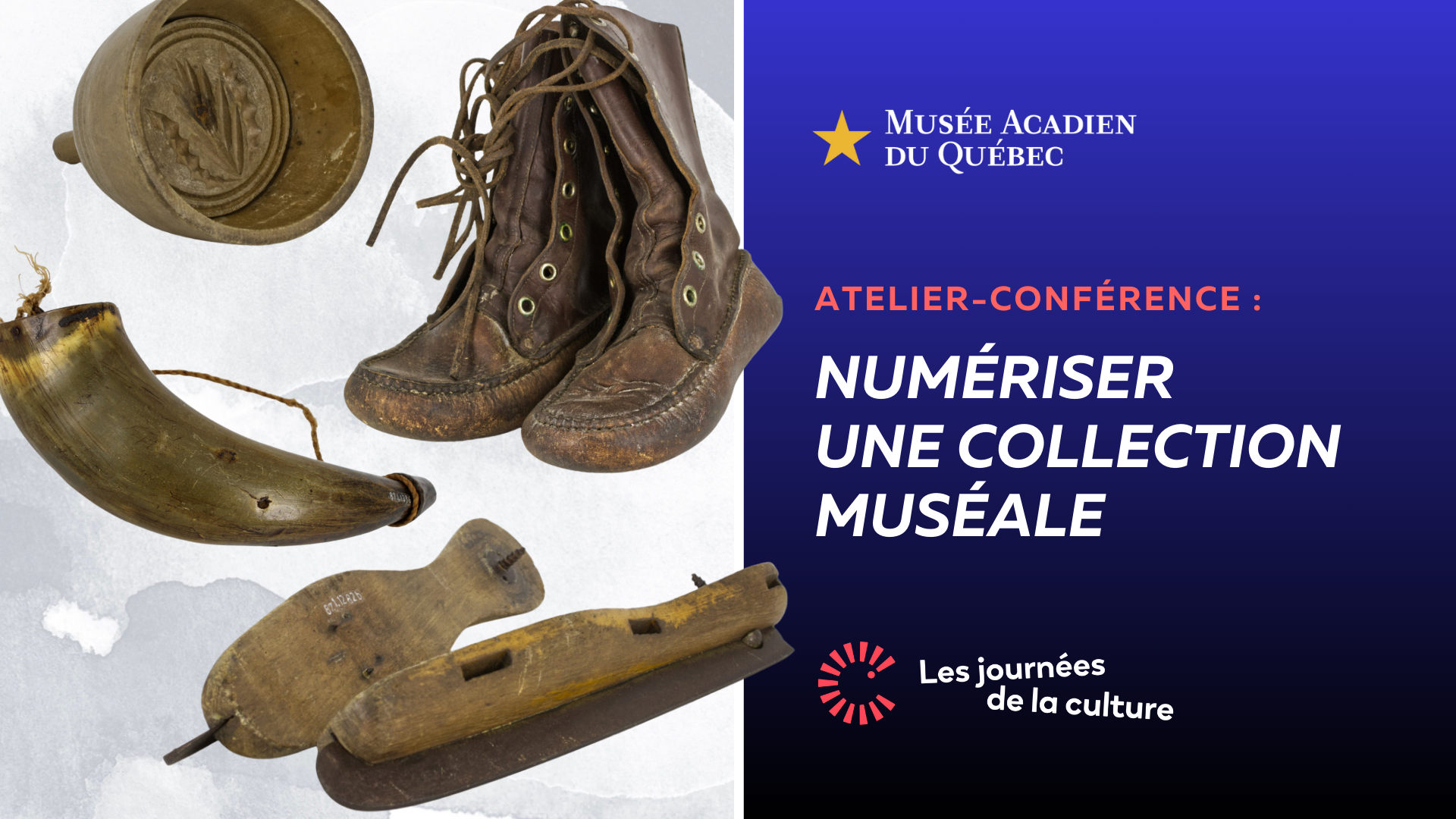 Journées de la culture au Musée acadien du Québec à Bonaventure.