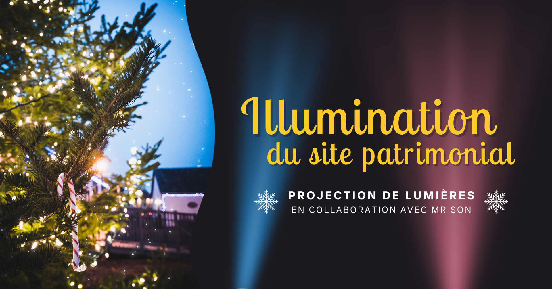 Activité de Noël au Musée acadien du Québec - Illumination du site patrimonial du 4 au 27 décembre