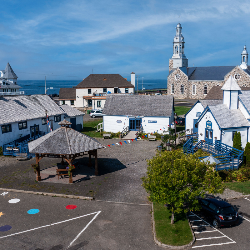 Bâtiments historiques au Musée acadien du Québec