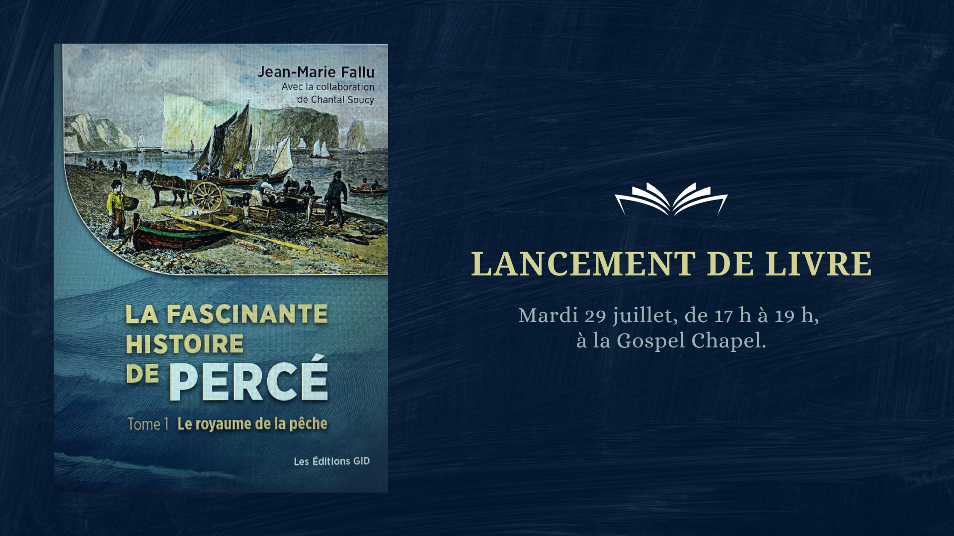 JM_EvenementFB Lancement de livre - Jean-Marie Fallu