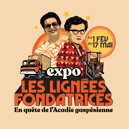 Les lignées fondatrices, une exposition au Musée acadien du Québec.