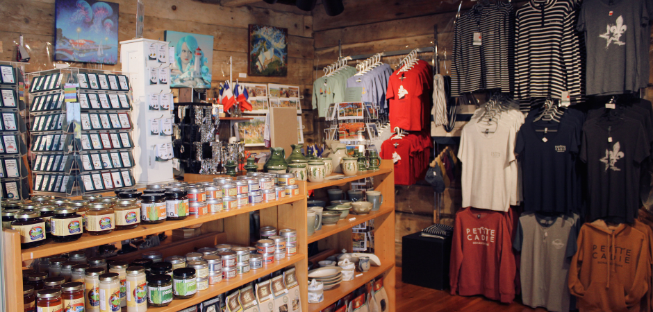 Poste de médiation au Musée acadien du Québec.