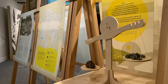 Drave dédrave – ramener l’équilibre, une exposition temporaire au Musée acadien du Québec, à Bonaventure, en Gaspésie.